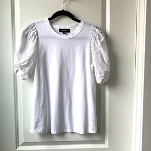 Never Worn Puffy Sleeve Cotton Top